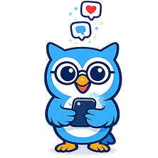 Kerni sharing content on social media